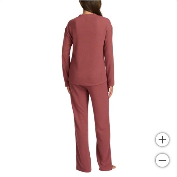 Splendid Waffle Knit Lounge Set XS | Soft 2-Piece Matching Set Feminine Cozy - Picture 7 of 12